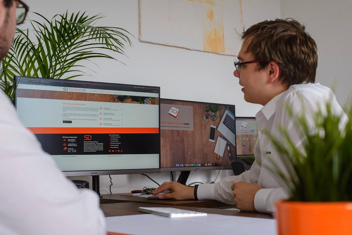 Entwickler im Büro