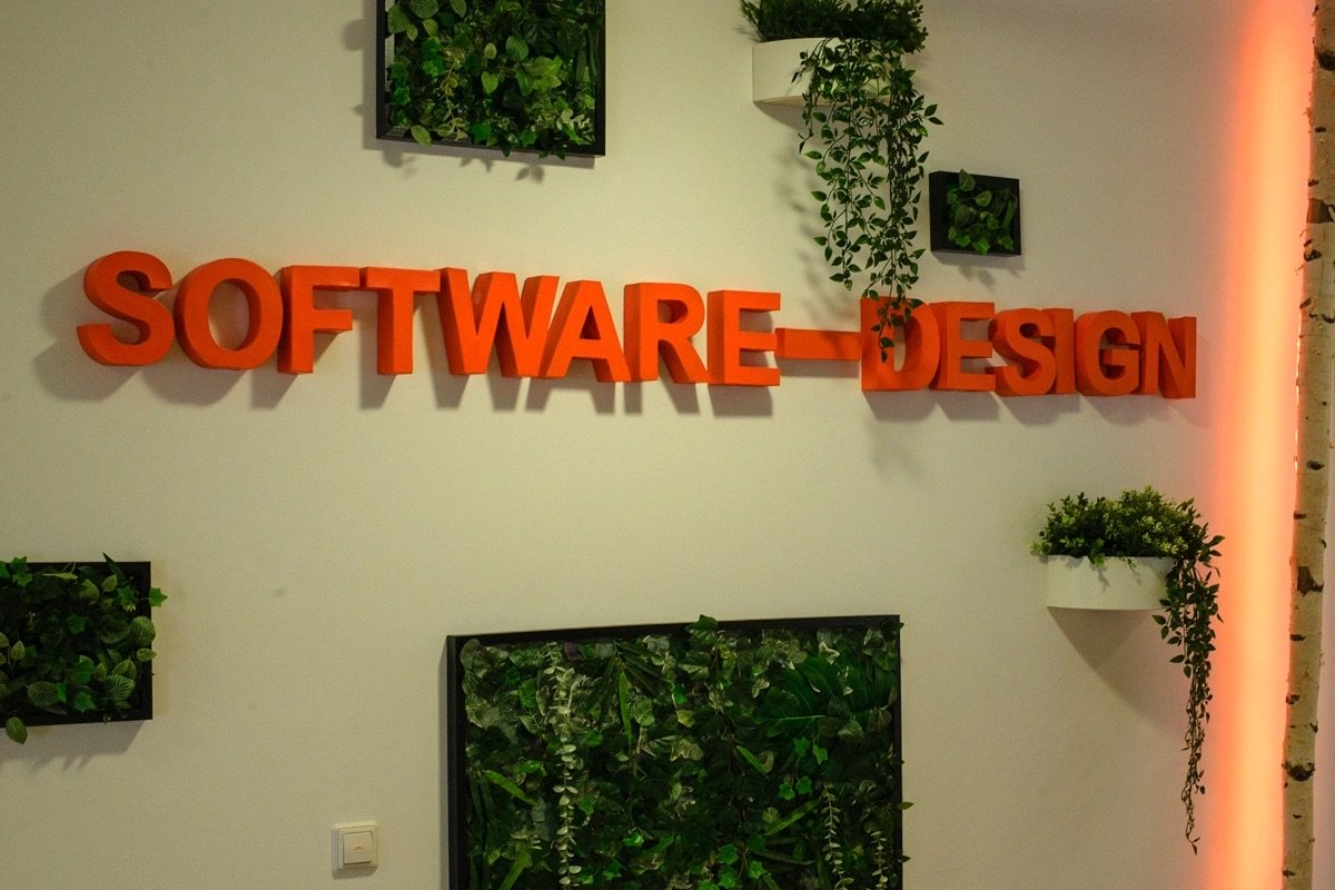 Empfang und Eingangsbereich bei Software-Design