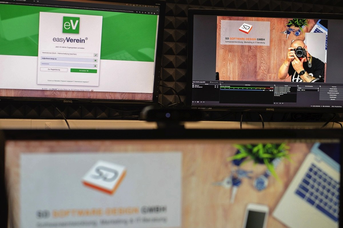 Videostudio im Büro